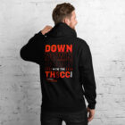 Down with the Thiccness Unisex Hoodie Black 2