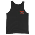 Down with the Thiccness Mens Tank Top Black 2