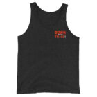Down with the Thiccness Mens Tank Top Charcoal Black Triblend 1 Down with the Thiccness Mens Tank Top Charcoal Black Triblend 1