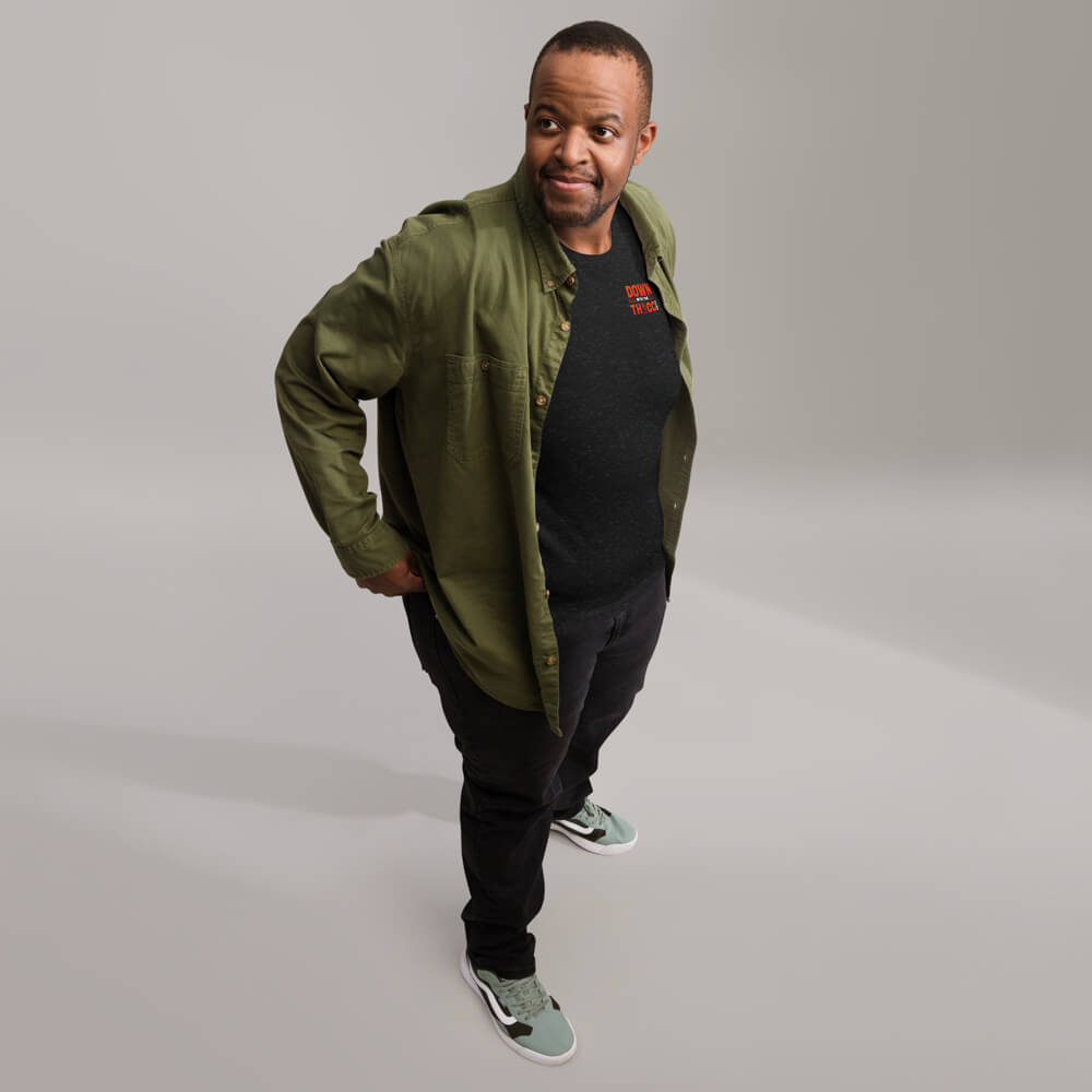 Down with the Thiccness T-Shirt Black Heather 3 Down with the Thiccness T-Shirt Black Heather 3