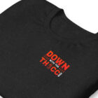 Down with the Thiccness T-Shirt Black Heather 5