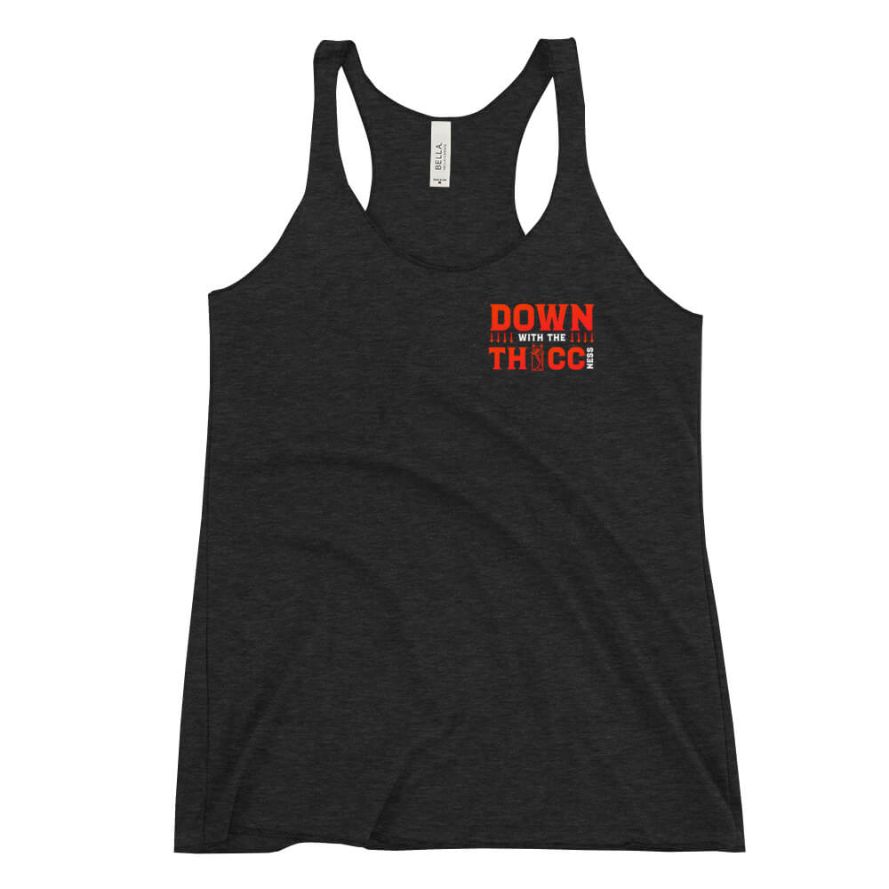Down with the Thiccness Womens Racerback-1