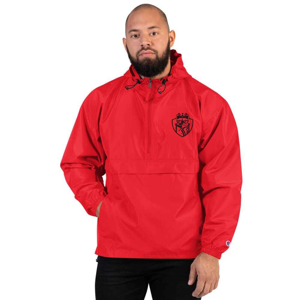 Kings and Queens Packable Jacket Scarlet 1