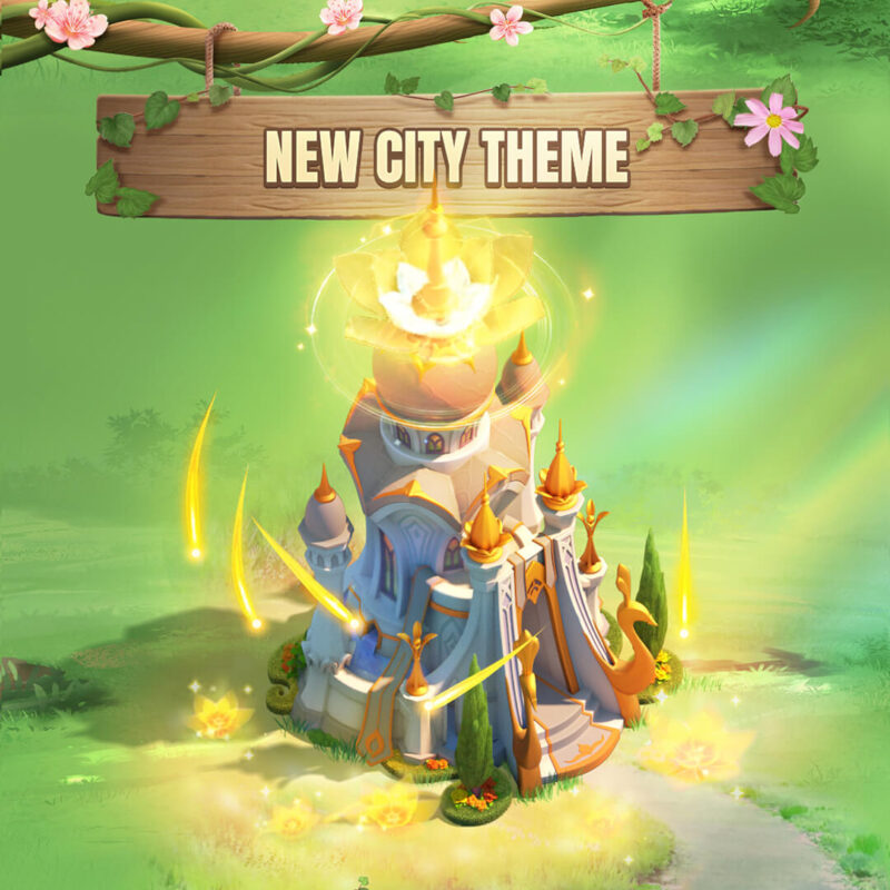 Spring Blossoms City Theme Rise of Kingdoms