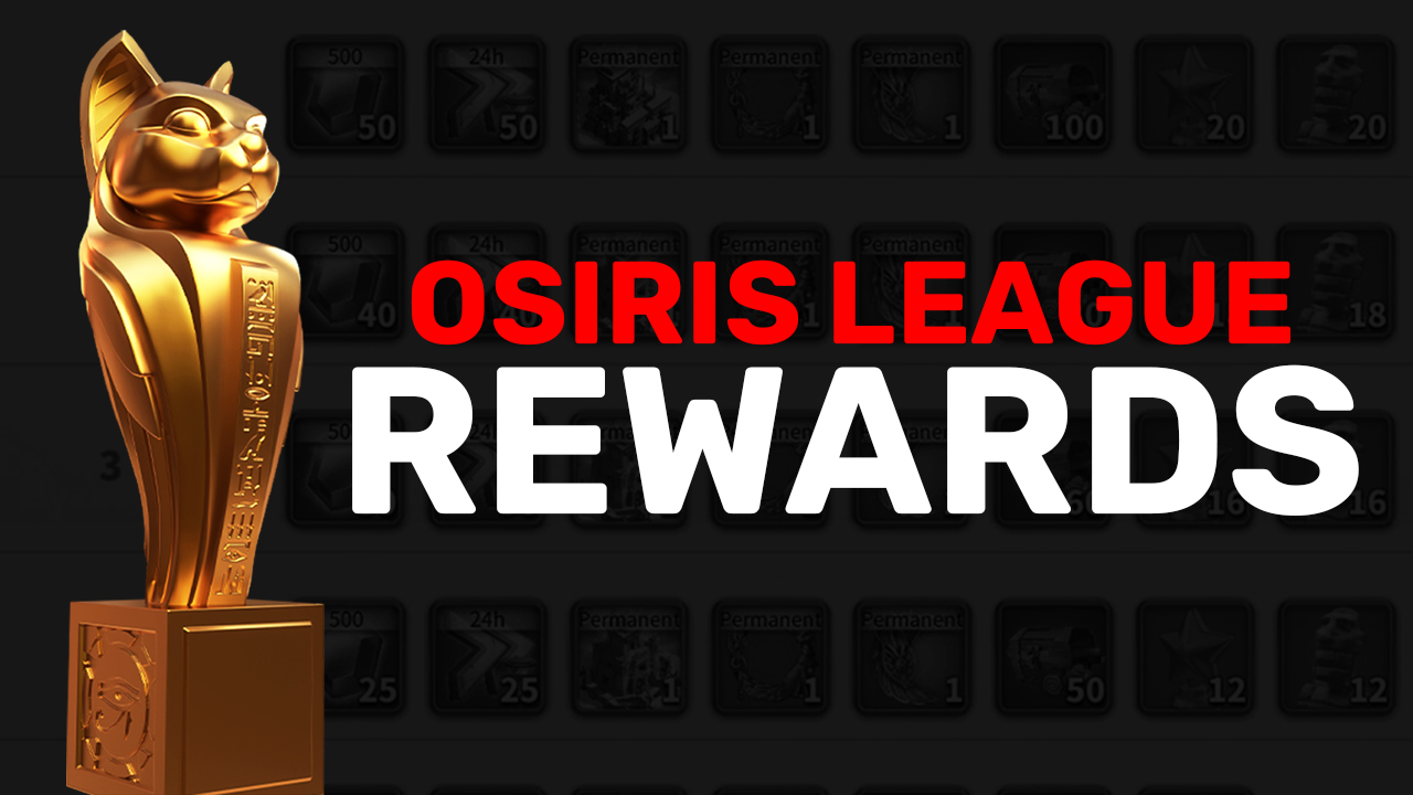 What are the Osiris League Rewards?