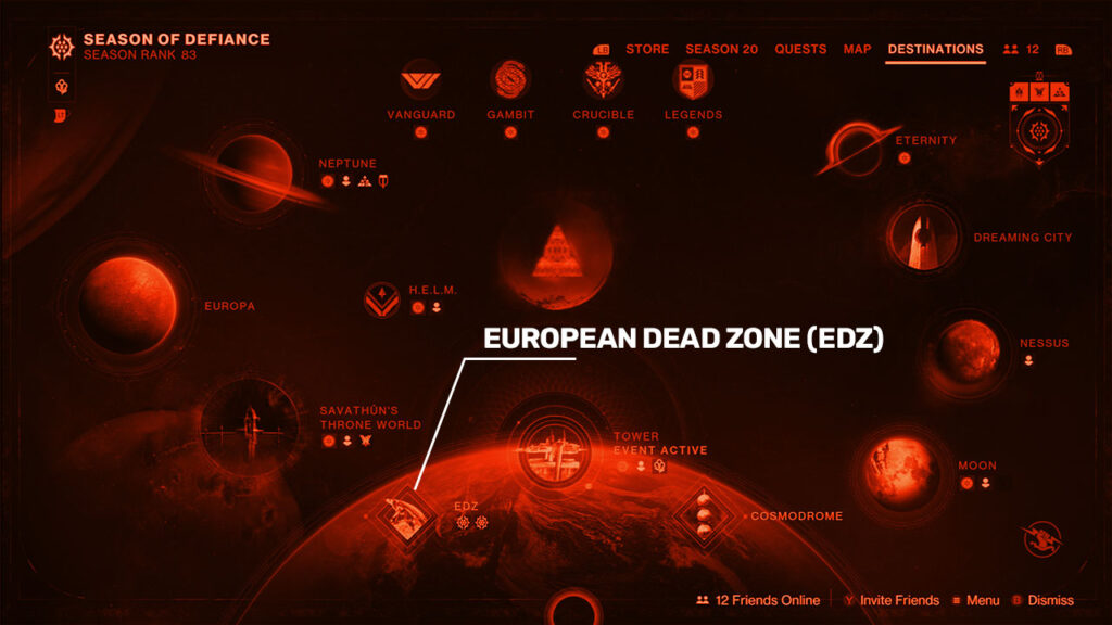 Destiny 2 EDZ Guide Lost Sectors, Region Chests, Vendor Info