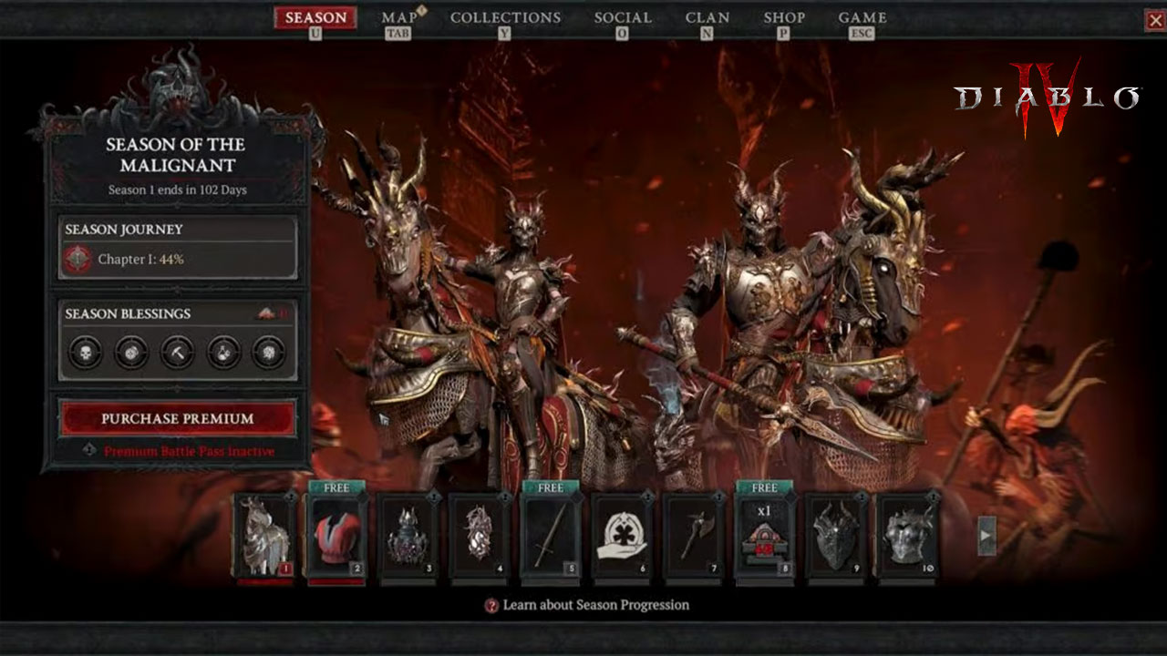 Diablo Immortal Season 4 Battle Pass Inner Light Releases on September 1  - QooApp News