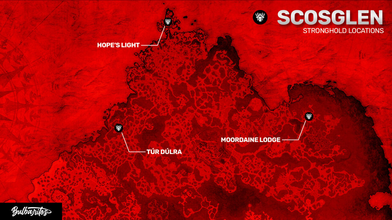 Scosglen Stronghold Locations Diablo 4